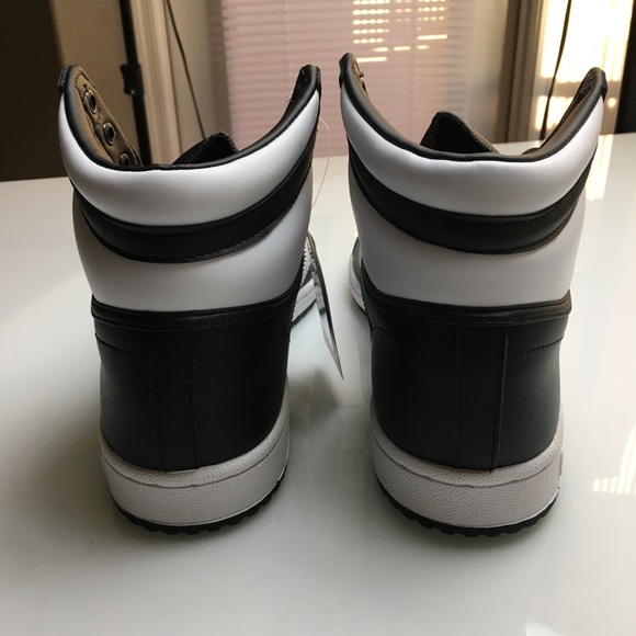 Adidas Top Ten Hi Black White Sneakers Mens New - Picture 7 of 7